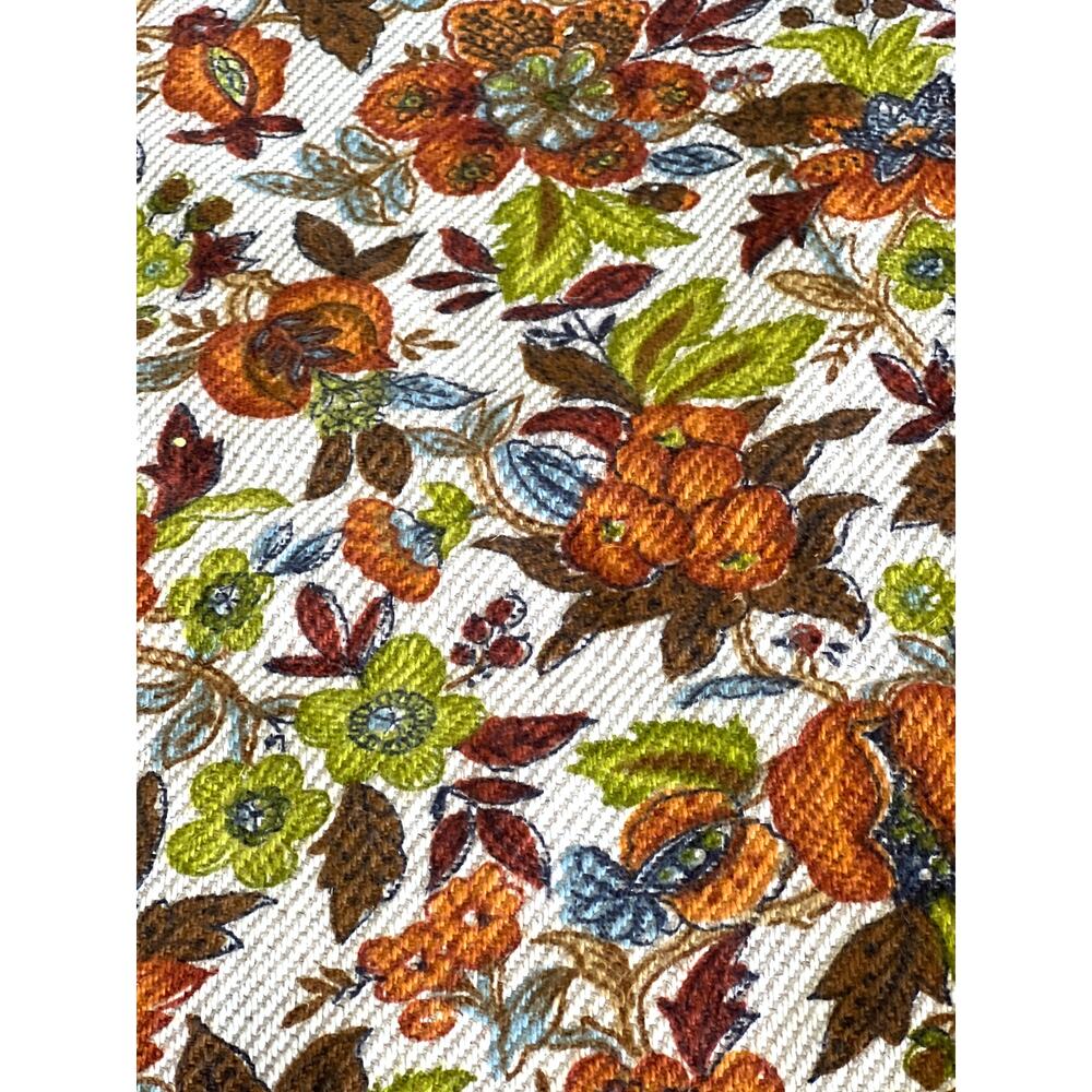 Vintage Gabrielle Cie Upholstery Fabric 4 Yards Belgian Linen Heavy Weight 60s